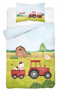 PAW Patrol - 100x135 Posteľná bielizeň Farmer Cow Traktor