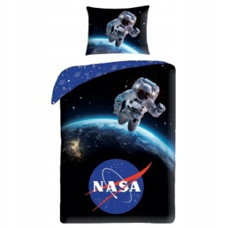 BING A PRIATELIA - 135 × 200 Posteľná bielizeň Astronaut Cosmos Horizon + Bag
