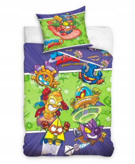 SUPER ZINGS - 135x200 Detské posteľná bielizeň Zingssy Super Zings 1007