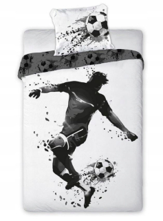 Leví kráľ - 135x200 Linen Futbalista Lewandowski Karny14