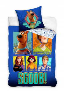 Scooby Doo - 135x200 POTREBY SCOOBY DOO obojstranná modrá o