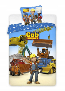 Staviteľ Bob - 140x200 2CH Posteľná bielizeň Bavlna Bob