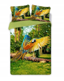 TOY STORY - 140x200 Posteľná bielizeň Percal Parrot Ara Premium