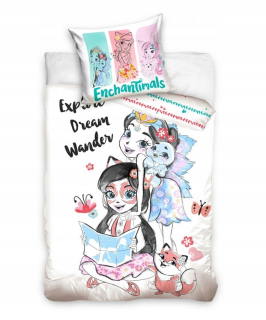 ENCHANTIMALS - 140 × 200 Posteľná bielizeň 100% Enchantimals Zvieratá