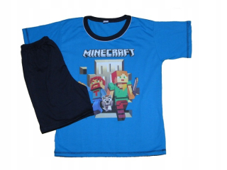 MINECRAFT - 146 PAJAMAS Krátky rukáv Minecraft bavlna 100%