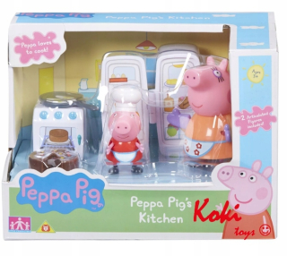 Pepa Pig - 1487 Peppa Kuchynská súprava + Figurines