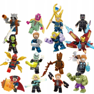 16 POSTAVIEK SUPER HRDINOV Z BLOKOV AVENGERS