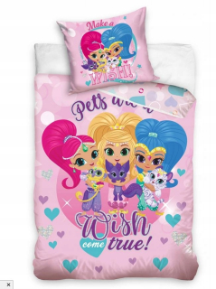 Shimmer a Shine - 160x200 Posteľná bielizeň 100% bavlnená lesk a lesk