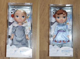 Elsa Frozen - 2 Disney Doll Anna Elsa Land of Ice Frozen Barbie