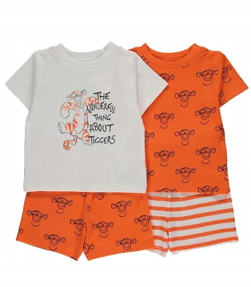 Medvedík Pú - 2-pack pyžamá tiger leto George 9-12m