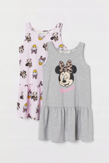 Minnie Mouse - 2-pak šaty s Minnie H & M 98-104 Myš