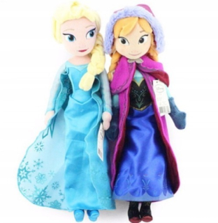Elsa Frozen - 2 ks 50 cm Elsa a Anna Land of Ice Frozen Boll