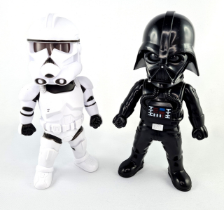 STAR WARS - 2 hviezdičkové vojny postavy zvuk
