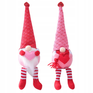 Vláčik Tomáš - 2ks Valentine's Trpaslíb bábiky Dolls Lalk