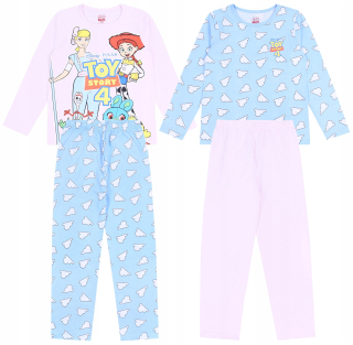 TOY STORY - 2 x modrá-ružová pyžamáska hračka príbeh Disney
