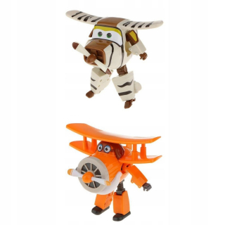 SUPER WINGS - 2 x mini transformujúce hračky