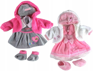 Oblečenie odevov 2 x bábiky odevy 40 cm dieťa