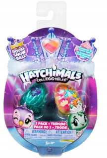 Hatchimals - Hatchi-wow 2 x hatchals Royal Sneh Ball 4 x Figurs