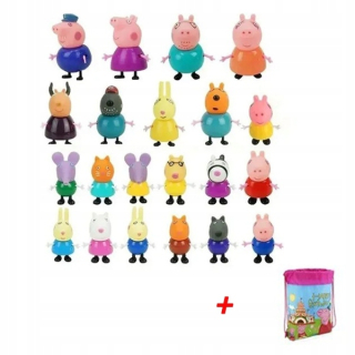 Pepa Pig - 21ks ošípané PEPPA CARTAKOUTOVÉ OBRÁZKY Hračky