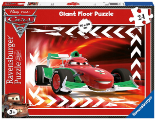 McQueen - 24 podlahových puzzle cikzak autá 2 autá 05305