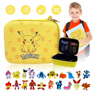 24 KS figúrok pokémon pikachu + puzdro a krabička