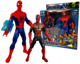 SPIDERMAN - 2x figurín spiderman 30cm a 16cm zvukové svetlo
