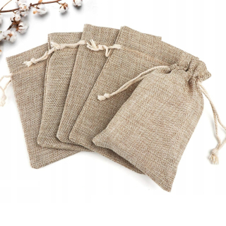 30 ks JUTOVÉ VRECKO NA MINCE – JUTA 10x14cm