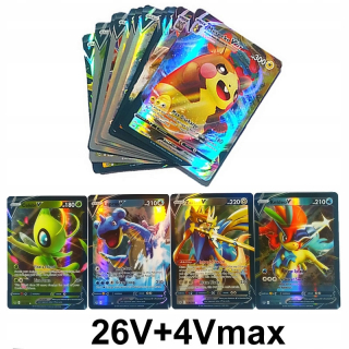 Pokémoni - 30 ks pokemon v vmax žiarivý