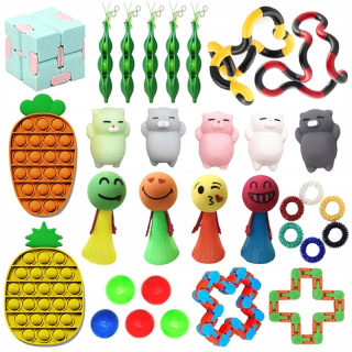 TOY STORY - 32 ks push pop bublina pop to fidget toys