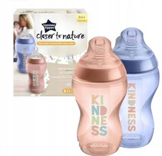 Fľaša na kŕmenie Tommee Tippee 340 ml, cumlík 3 m