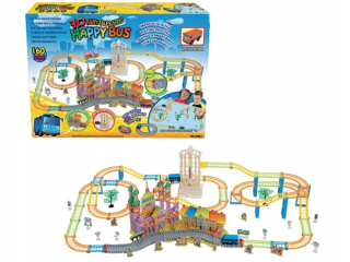STEFFI bábika - 3D XL Track Car Queue Puzzle Puzzle Busik X1