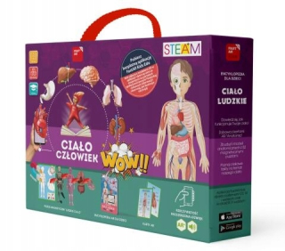 3D vzdelávací set pre deti Ľudské telo s AR FastAR Kids