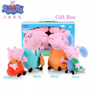 Pepa Pig - 4 ks Peppa George Family Plush Family