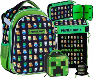 MINECRAFT - 4IN1 Satchel Minecraft ceruzka Case Bag Bag