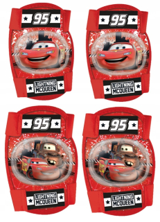 McQueen - 4x Kolenňové chrániče lakkov Autá Puzdrá