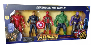 SPIDERMAN - 5 Veľké postavy Avengers Theros Spiderman Hulk