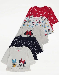 Minnie Mouse - 5-pack blúzka myš Minnie George 3-6m