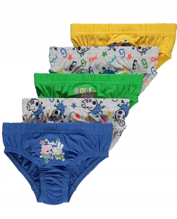 Pepa Pig - 5-pack nohavičky nohavičky George prasiatko Peppa 1,5-2 roky