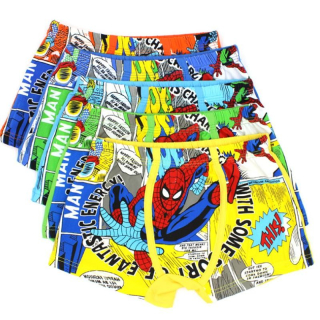 SPIDERMAN - 5 ks 5-Pak Aktovka Boxer Spiderman 122 128