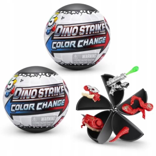 5 Surprise Dino Strike Series 5 Zmena farby, Surprises Dinosaur Mystery Col