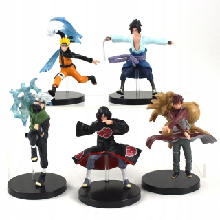 NARUTO - 5 ks / LOT 10CM Naruto Shippuden Sasuke Data