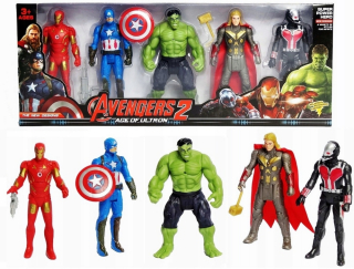 HULK - 5x obrázky pohybujúce sa hulk železo muž kapitán Avengers