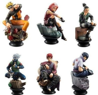 NARUTO - 6 Obrázky Naruto Anime Kakashi Sasuke Gaara Sakura