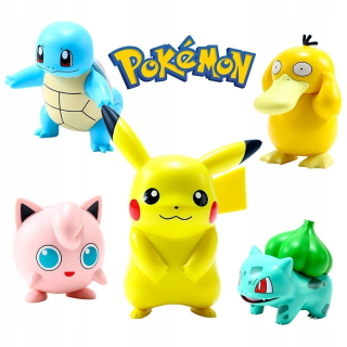 Pokémoni - 6 ks / Set Pokemon Toy Pikachu Figurines