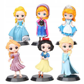 Popoluška - 6 ks / Set Q Pasket Cinderella