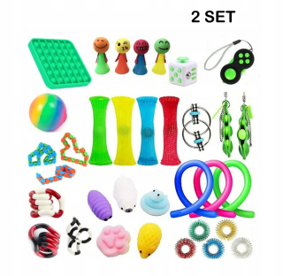 HELLO KITTY 70 ks Fidget Cube Antirters Kit hračky