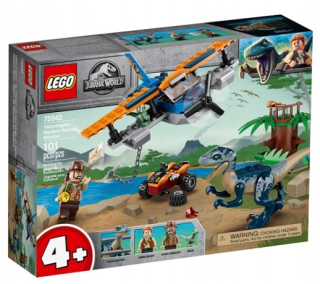 Jurský svet - 75942 Lego Velociraptor Jursic Park na záchrane