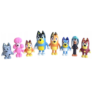 Sada figúr BLUEY a BINGO 8 ks