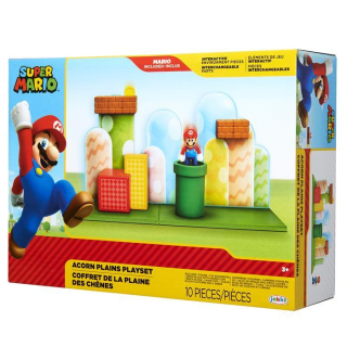 Super Mario - 85991-PKR1 Super Mario Mockep Acorn Plains Set
