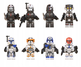 STAR WARS - 8kpc tehly sa hodí LEGO bábiky z radu Star Wars